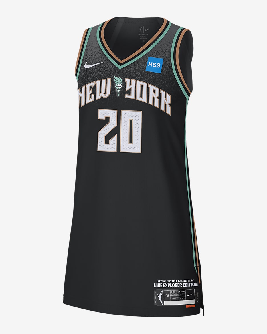 New York Liberty Explorer Edition Nike Dri FIT ADV WNBA Authentic Jersey. Nike